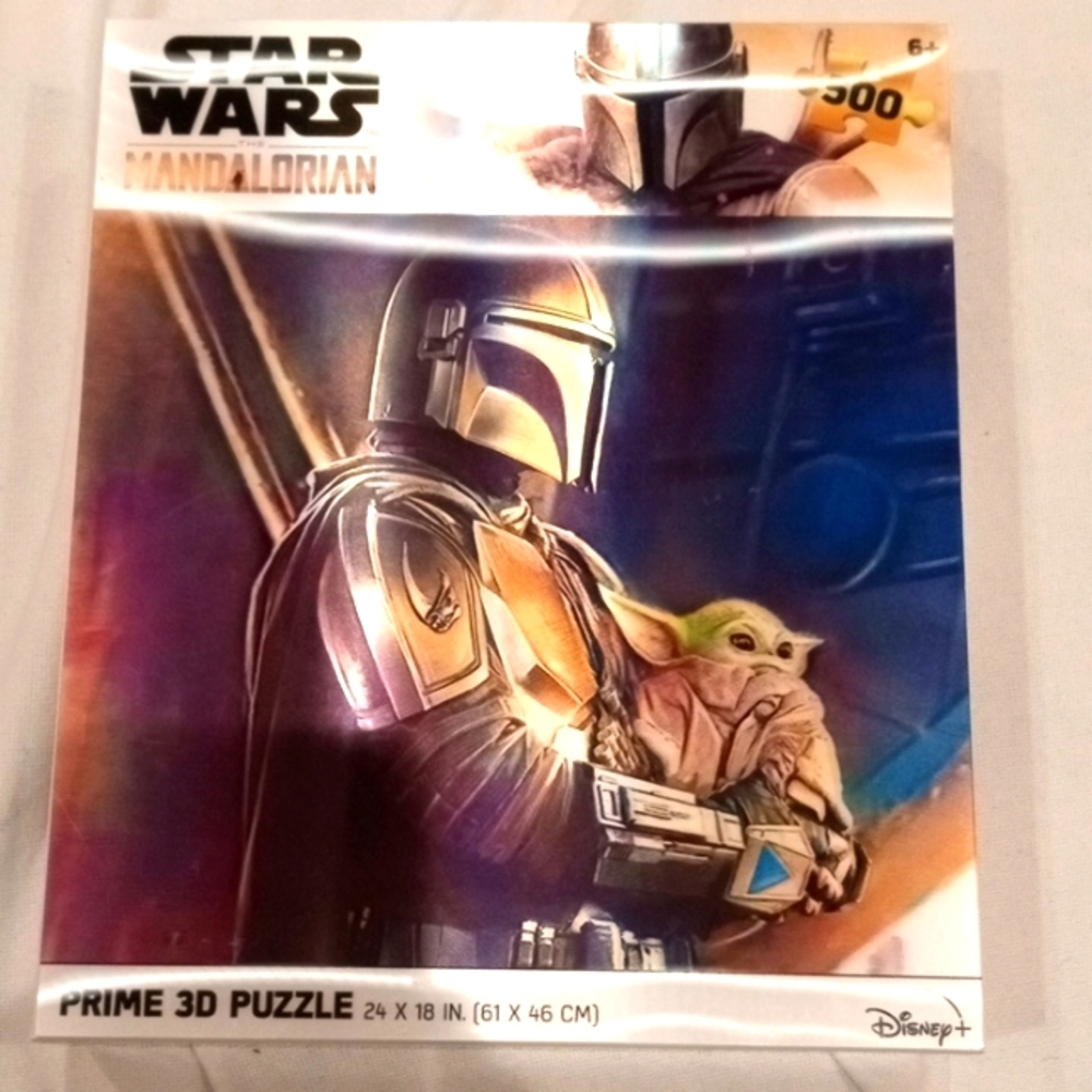 3D Puzzle Star Wars: The Mandalorian And Grogu 500 pc nib